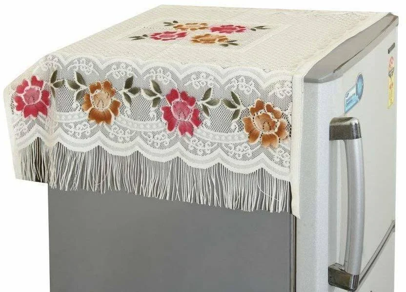 FACTCORE Refrigerator Cover (Width: 54 cm, CREAM)