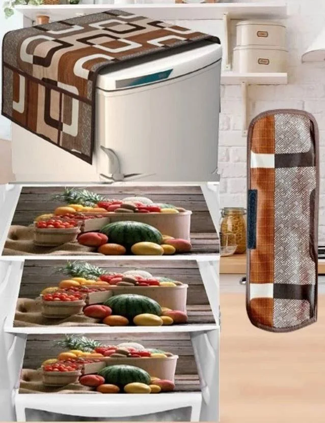 Flipkart SmartBuy Refrigerator Cover (Width: 55 cm, Brown)