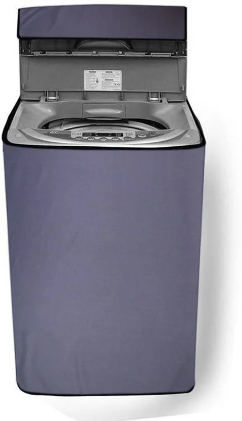 Nitasha Top Loading Washing Machine Cover (Width: 62 cm, Grey)