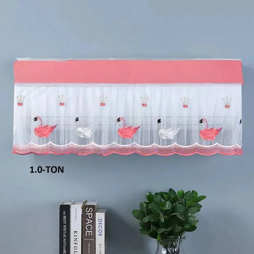 dyanifashion Air Conditioner Cover (Width: 87 cm, pink)