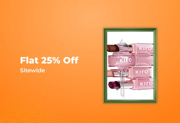 Get Flat 25% Off Sitewide