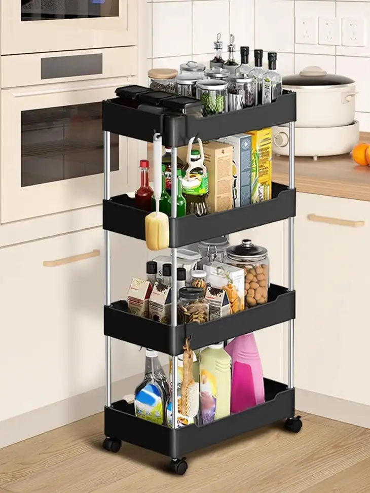 Kitchen Storage RACK Fruits/Vegetables Kitchen Rack (Plastic)