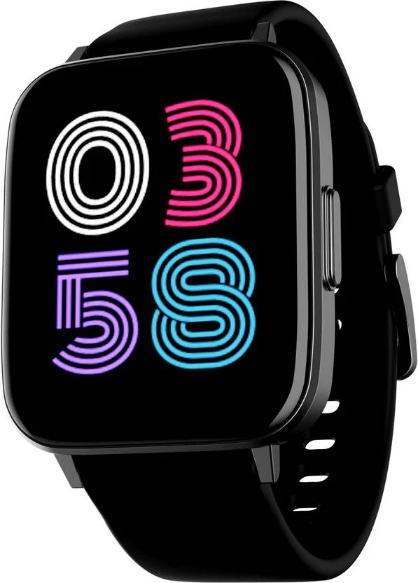 boAt Wve Elite with 1.69" HD Display, 700+ Active Modes and ASAP Charge Smartwatch  (Black Strap, Free Size)