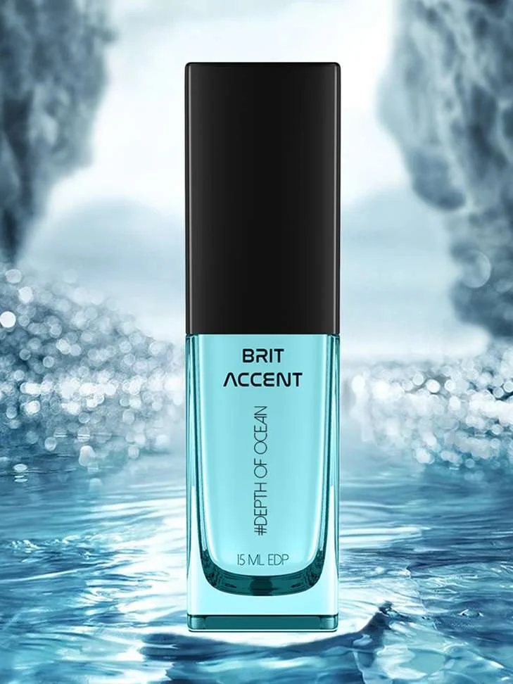 BRIT ACCENT |Depth of Ocean| Long-Lasting|Premium |Specially Currated for Unisex| Eau de Parfum  -  15 ml