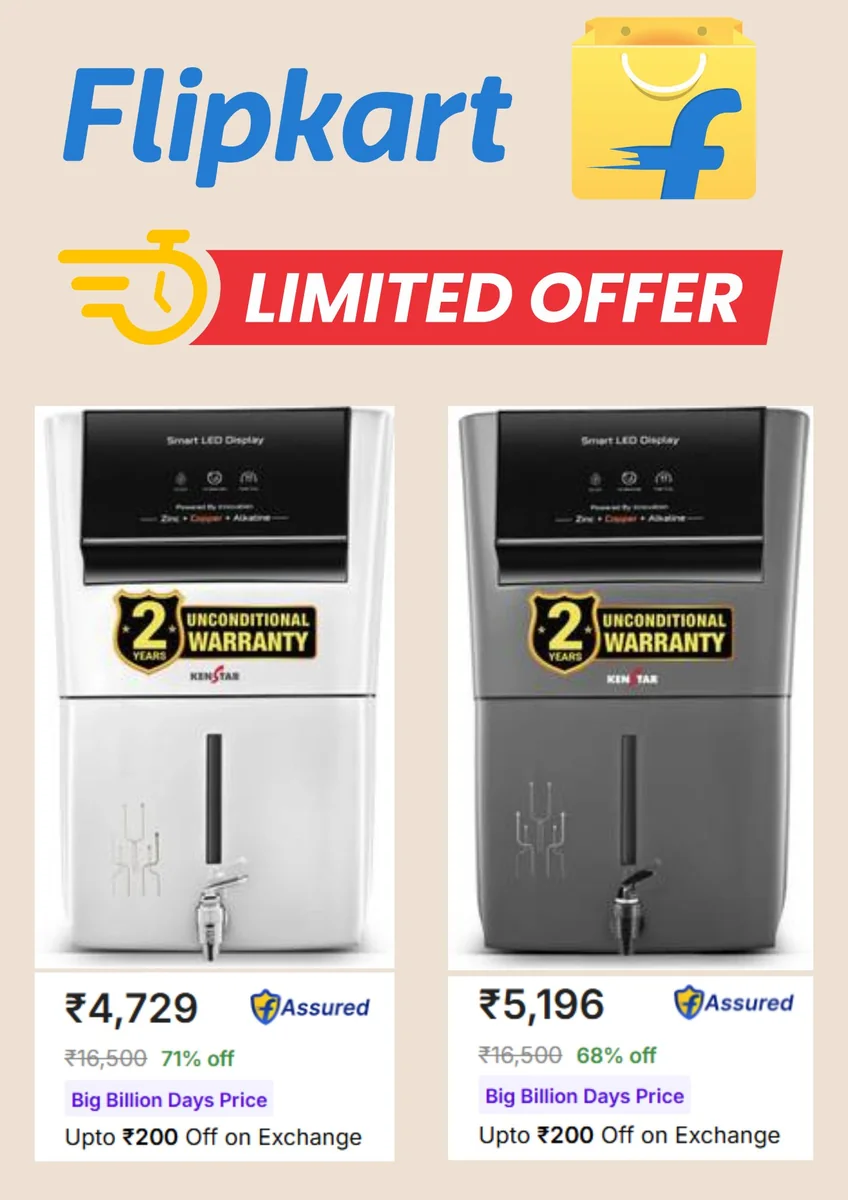 Kenstar Water Purifiers Starting @ ₹5,199