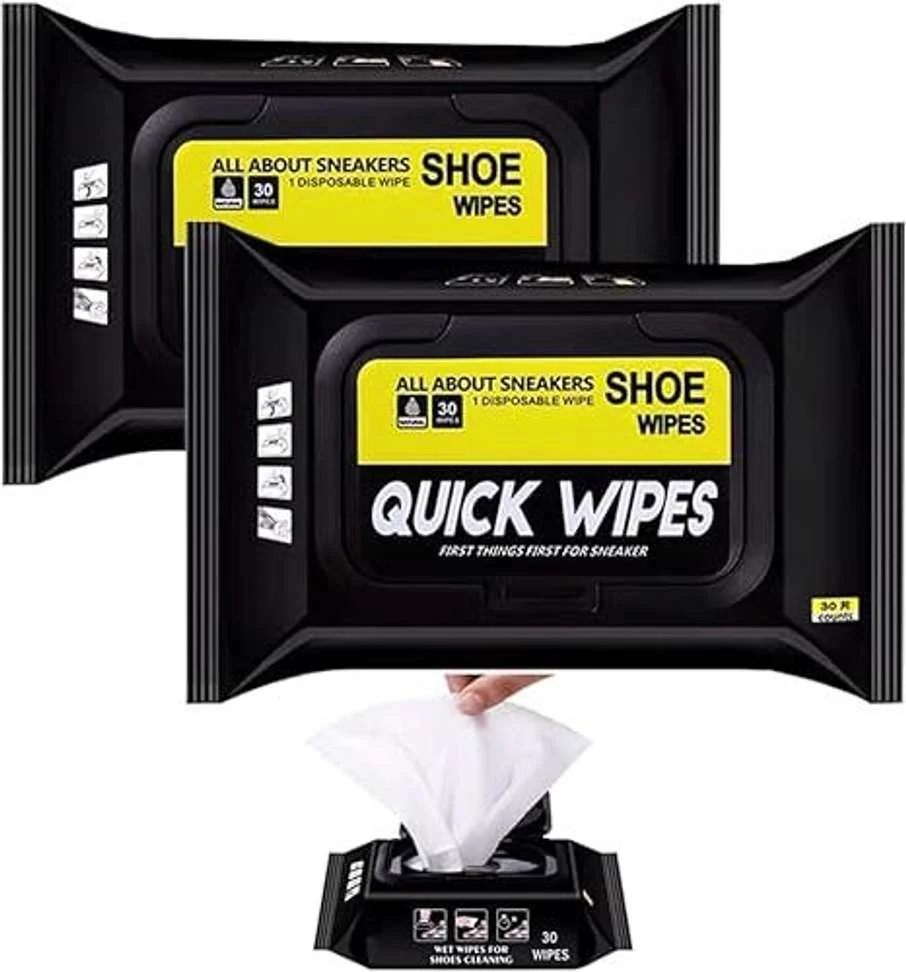 Noetic Natural sneaker & Shoe cleaner wipes disposable travel portable Leather, Canvas, Sports, Synthetic Leather Shoe Cleaner