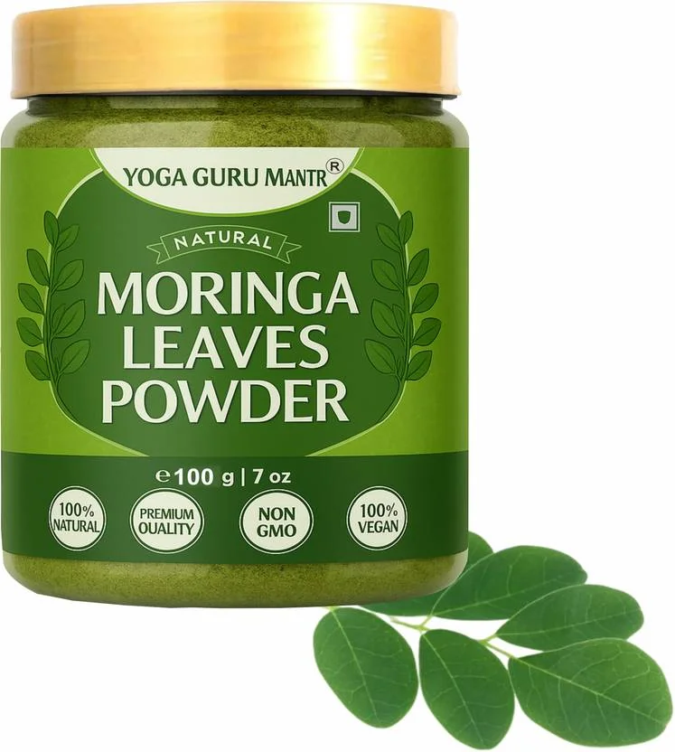 YOGAGURU MANTR Pure Moringa Leaf Powder For Weight Loss (100g)  (100 g)