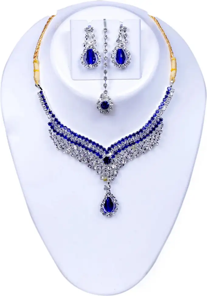 Zinc Jewel Set (Blue)