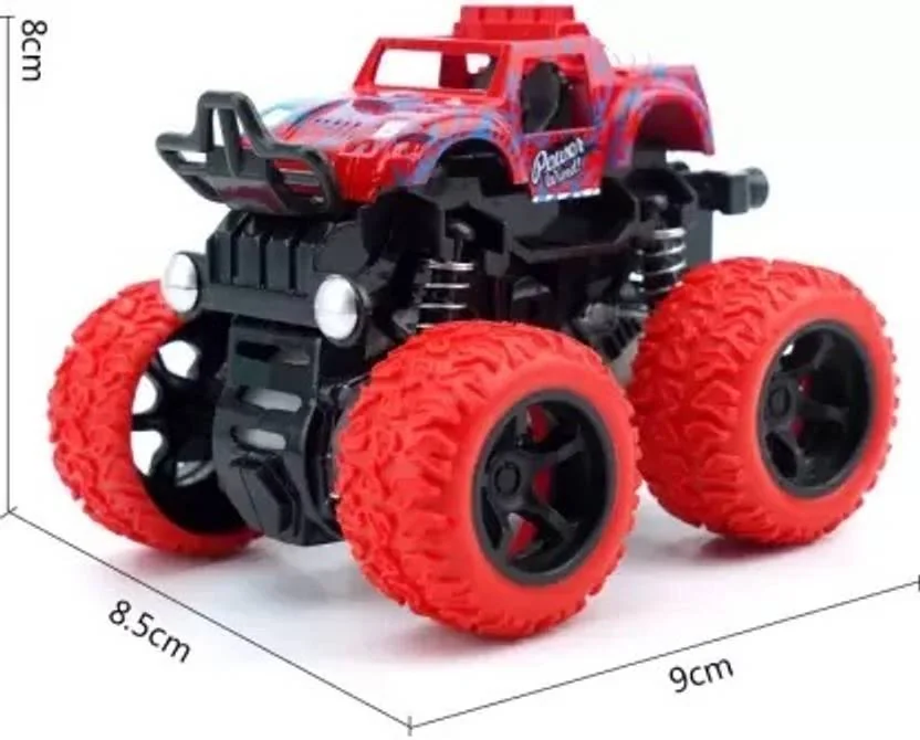 GourPanda Monster Truck Cars, Push and Go Toy Trucks Friction Powered Cars  (Multicolor)