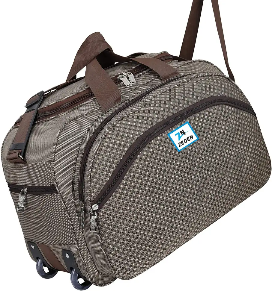 (Expandable) 58 L GRIPSACK_BAGS FOR MEN & WOMEN Duffel With Wheels (Strolley)