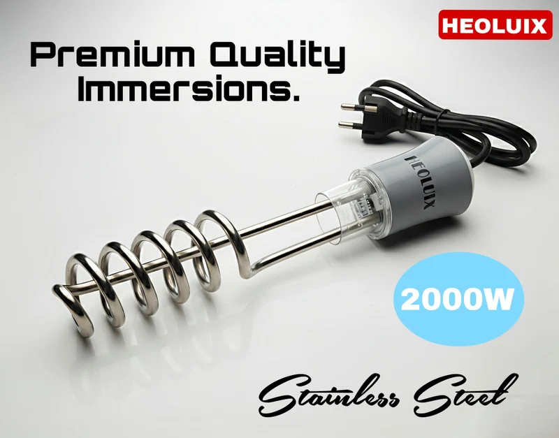 heoluix Water Proof & shock proof 2000watt electric Water Heater Immersion Rod. 2000 W Shock Proof Immersion Heater Rod