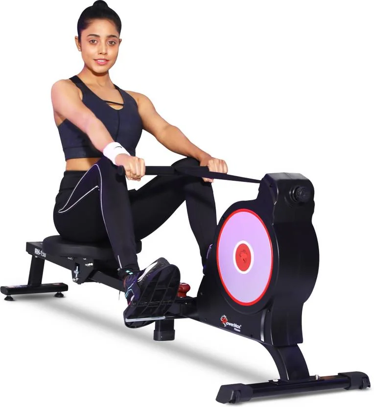 Powermax Fitness RH-150 Foldable Rowing Machine for Home use Rowing Machine (Foldable)