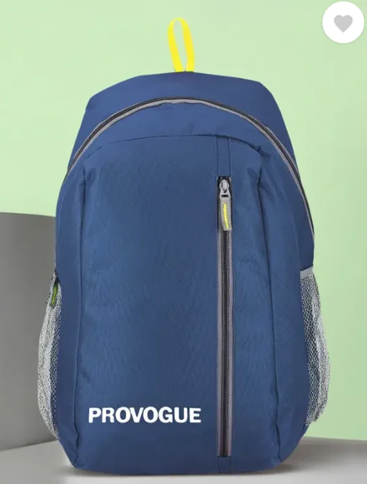 PROVOGUE Medium 25 L Backpack DAYPACK Bags 2 Compartment Backpack for daily use library office outdoor hiking  (Blue)