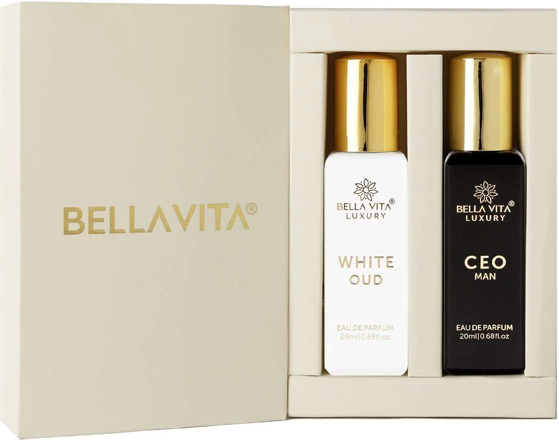Bellavita CEO MAN perfume & WHITE OUD perfume combo| Citrus & Woody Notes |Long Lasting|