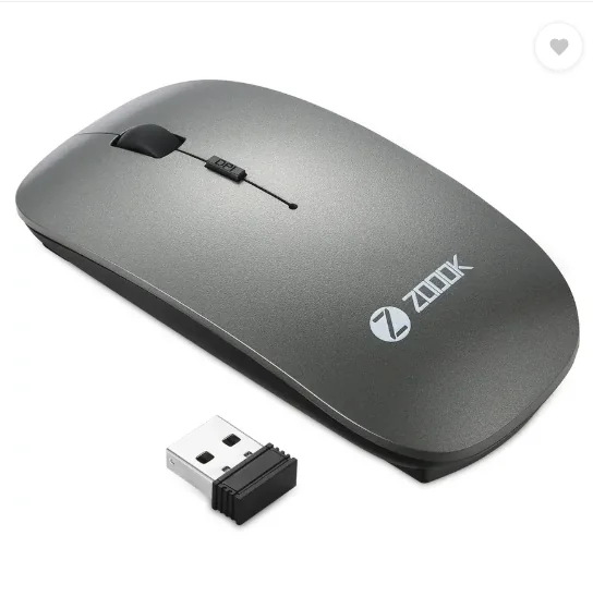 Zoook ZK-BLADE-BOLD Wireless Ambidextrous Optical Mouse  (2.4GHz Wireless, Space Grey)