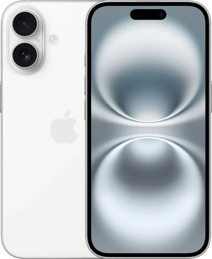 Apple iPhone 16 (White, 128 GB)