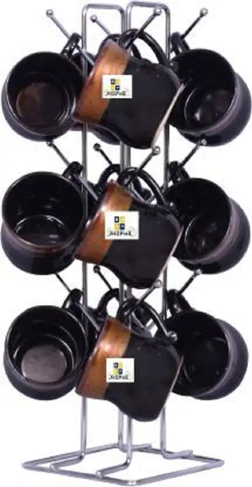 Oc9 Stainless Steel Cup Stand / Cup Holder for Cup Kitchen Rack (Steel)