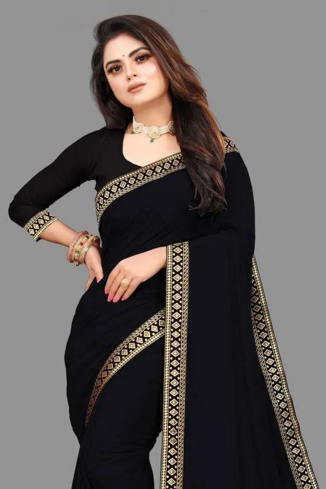 Self Design Bollywood Georgette SareeSelf Design Bollywood Georgette Saree