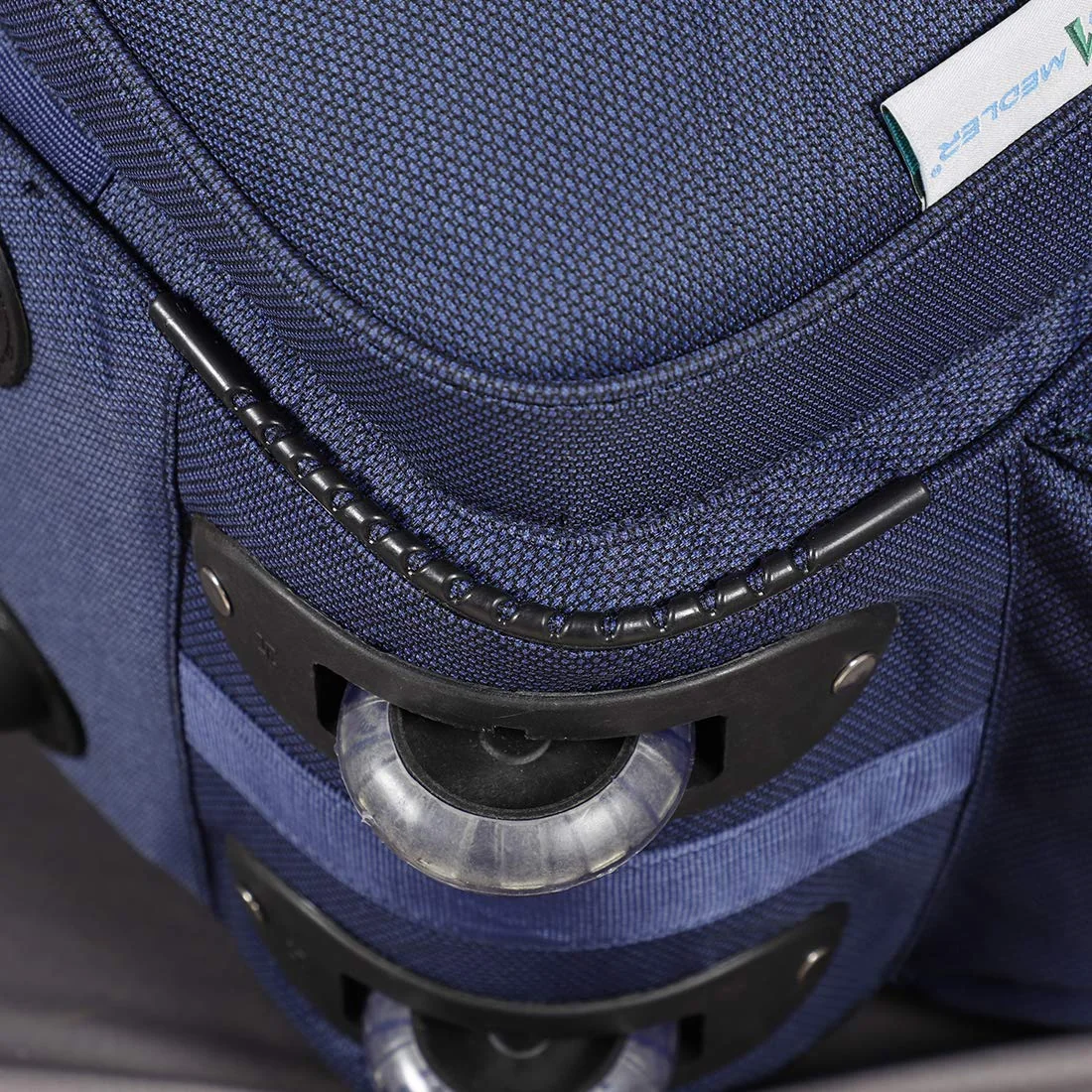M MEDLER Epoch Nylon 55 litres Waterproof Strolley Duffle Bag- 2 Wheels - Luggage Bag - (Navy Blue)
