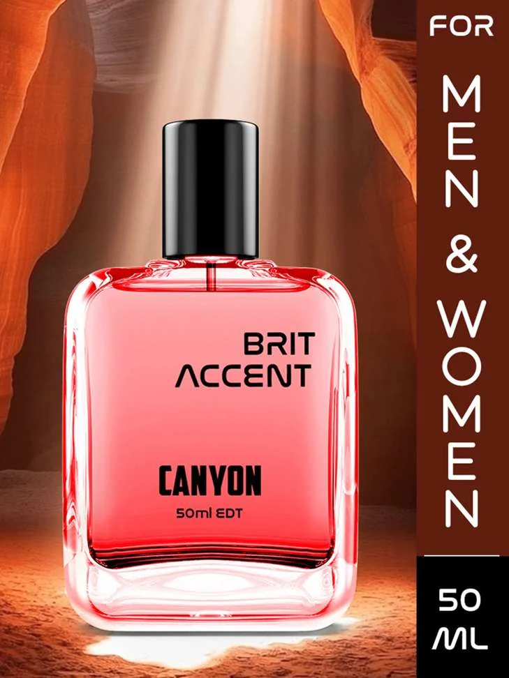 BRIT ACCENT CANYON-Parfum Long-Lasting Luxury Specially Curated For Unisex Eau de Toilette  -  50 ml