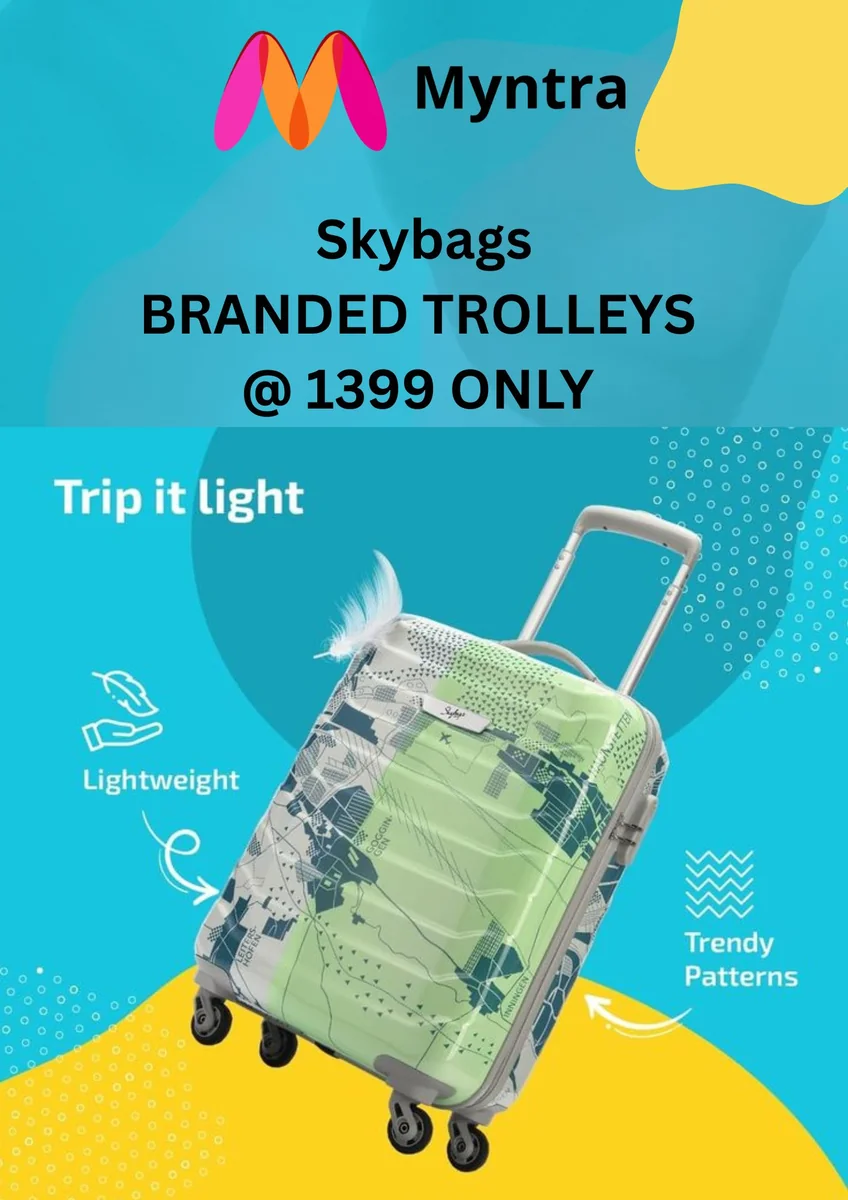 Skybags Hard & Soft Suitcases — Price Drop Zone