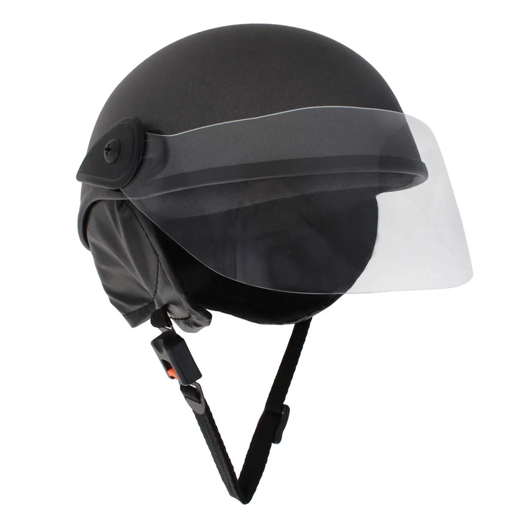 Motorcycle Half Helmet for Men's and Women's(MAHROOM GLOSSY) Motorbike Helmet
