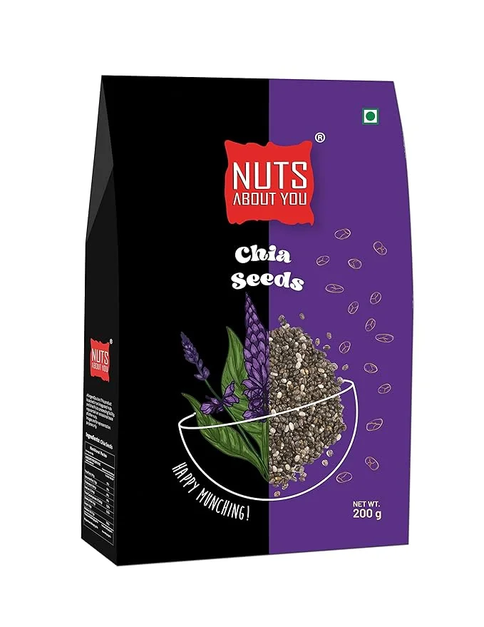 Nuts About You CHIA Seeds, 200 g | Raw | Premium | 100% Natural | Diet Food