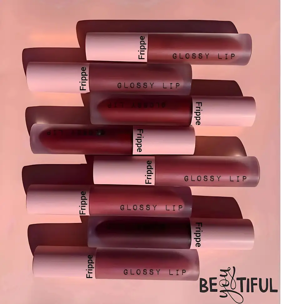 frippe BEAUTY Lipstiks Combo Pack of8 Liquid Mini Lipstick(THE FOREVER NUDE EDITION&RED (MULTICOLOR, 40 ml)
