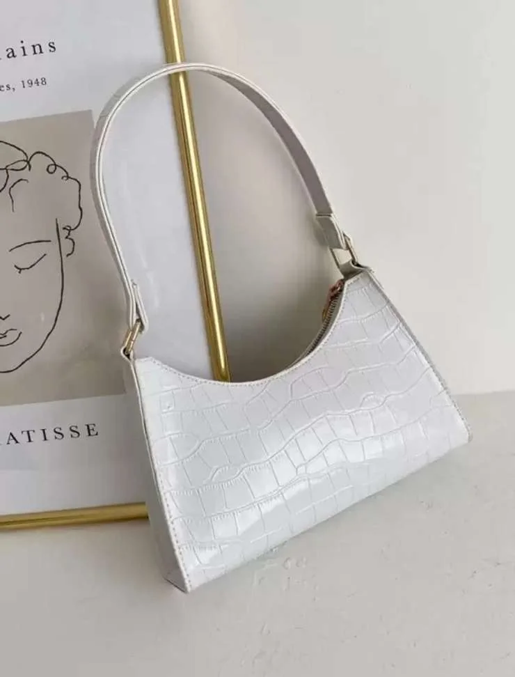 White Sling Bag Beautiful Sling bag With TextureWhite Sling Bag Beautiful Sling bag With Texture