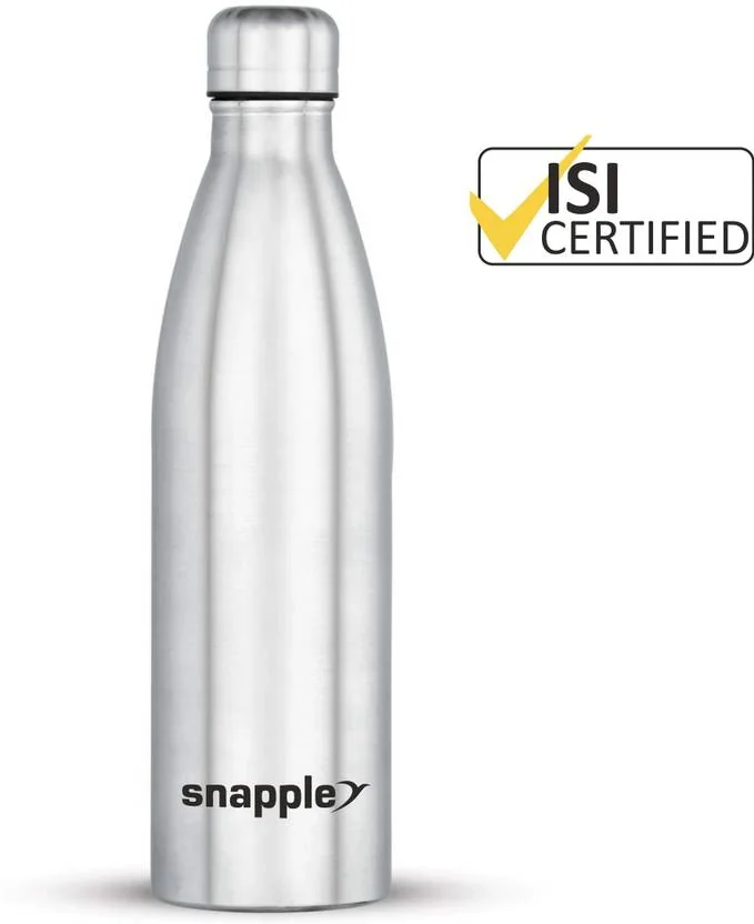 Snapple 1000 ml Steel Bottle  (Pack of 1, Silver)