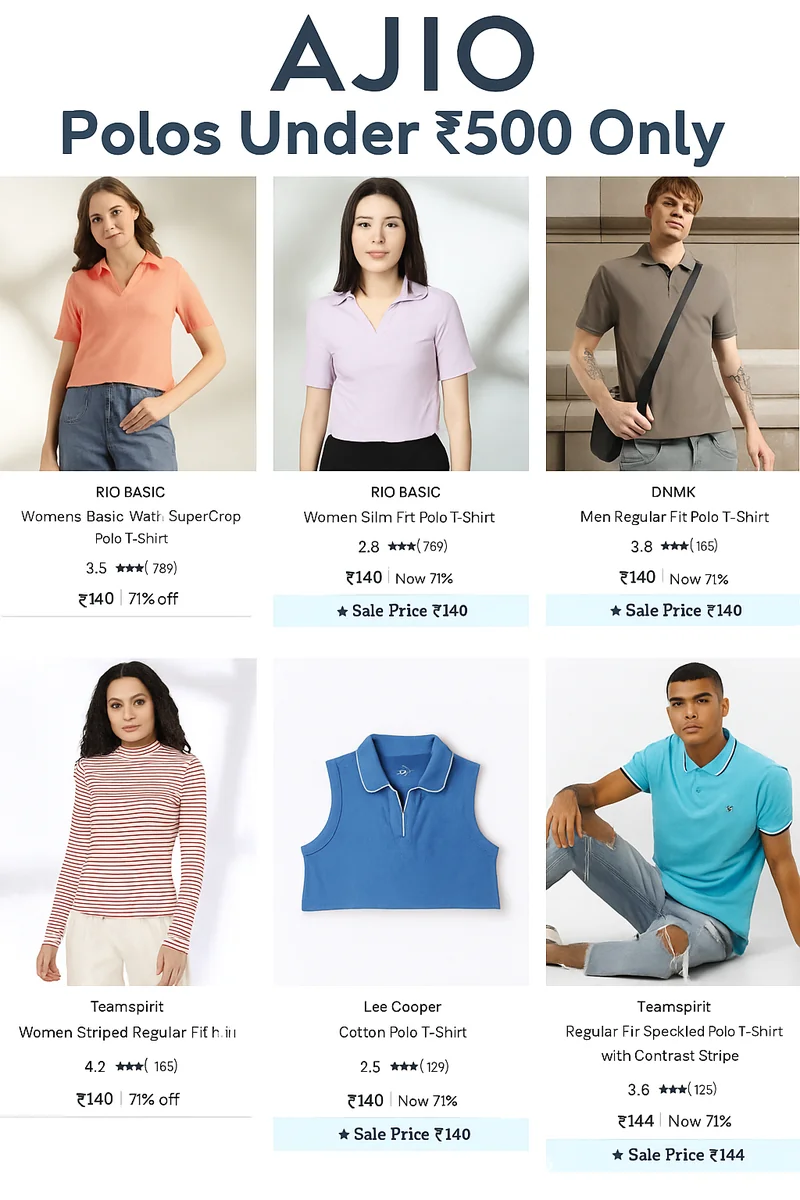 Polos Under Rs 500 Only