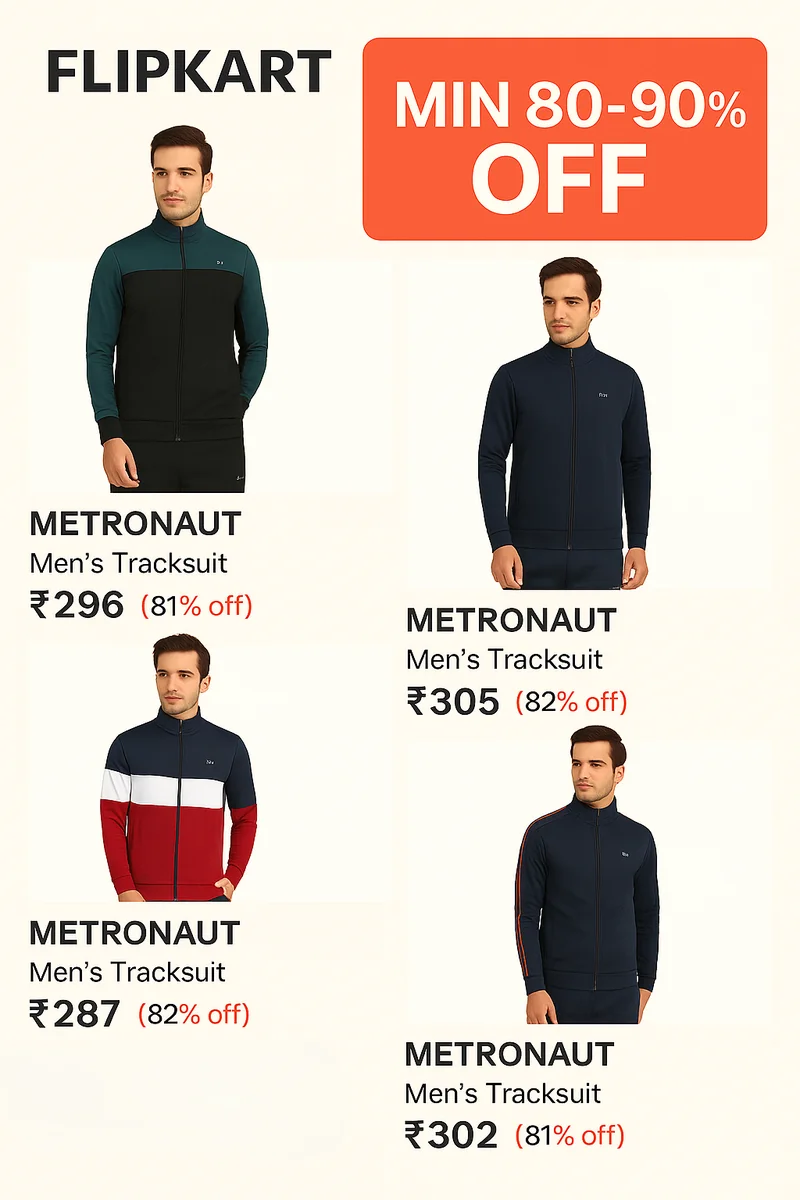 Metronaut Track Suits Starting @ ₹349