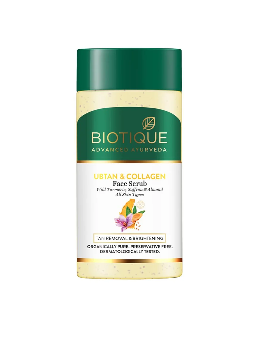 Biotique Ubtan & Collagen Tan Removal Face Scrub