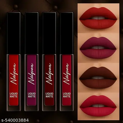 Combo of 4in1 Red Edition Liquid Lipstick Pack of 1