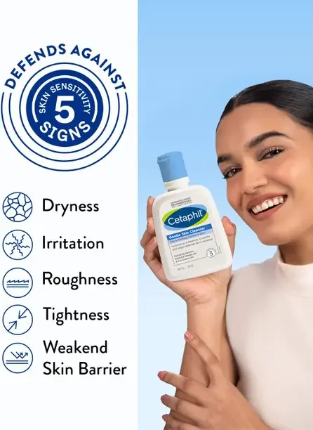 Cetaphil Gentle Skin Cleanser With Mild, Non Irritating Formula For Dry to Normal, Sensitive Skin Face Wash  (125 ml)