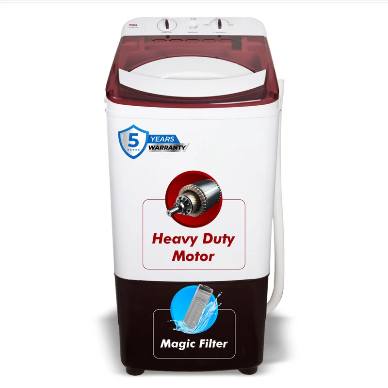 MarQ by Flipkart by Flipkart 8 kg Washer only Maroon, White