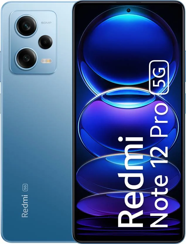 REDMI Note 12 Pro 5G (Glacier Blue, 128 GB) (6 GB RAM)