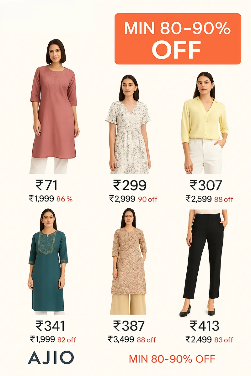 Women’s Styles from ₹149 — 60% Off & More