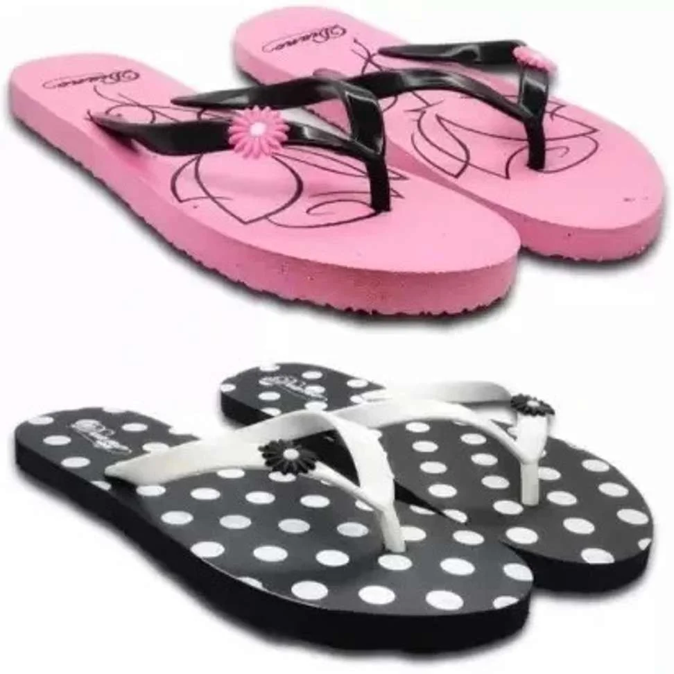 Women's Comfort Lightweight Hawai Dailywear Printed Flip Flop (Pack of 1) Flip Flops