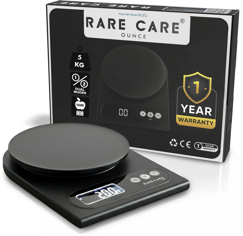Rärecäre Digital Kitchen Weighing Scale 5 kg for Baking, Cooking, 1 Year Warranty Weighing Scale