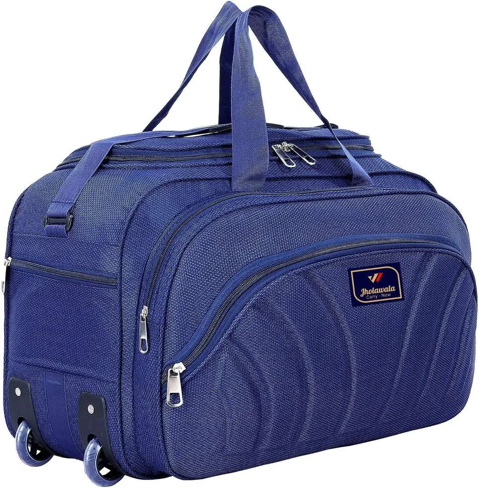 (Expandable) 62 L Strolley Duffel Bag - travel luggage duffel bag - Purple - Large Capacity Duffel With Wheels (Strolley)(Expandable) 62 L Strolley Duffel Bag - travel luggage duffel bag - Purple - Large Capacity Duffel With Wheels (Strolley)