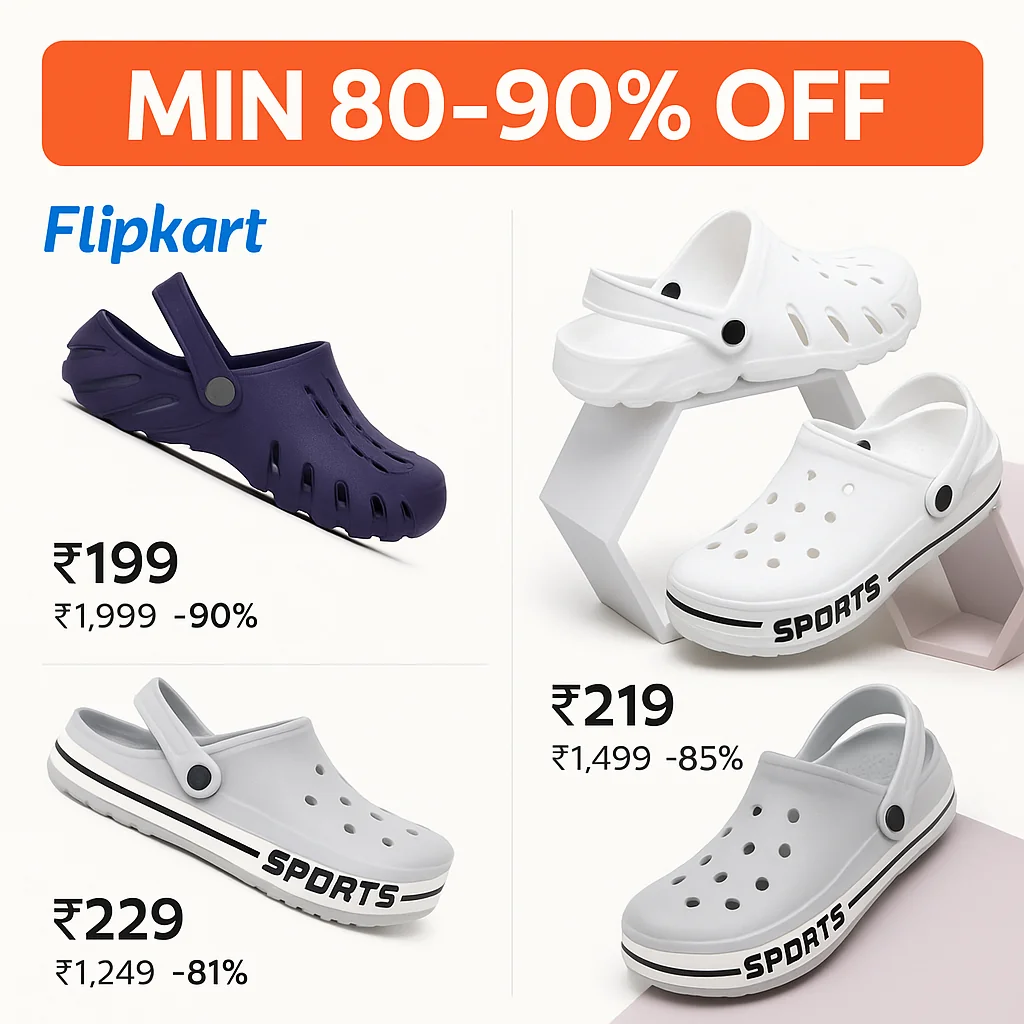 Stylish Floaters Upto 90% Off