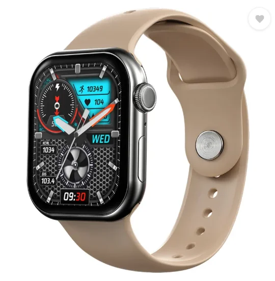 Fire-Boltt Ring X 2.01inch HD | Always-On Display | Metal Body Design | Wireless Charging Smartwatch  (Mocha Mousse Strap, Free Size)