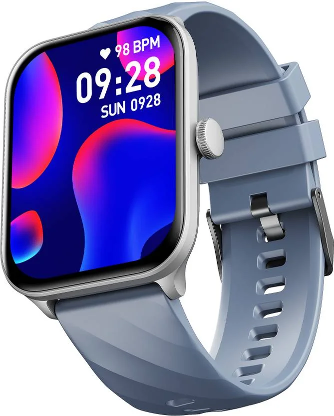 Cellecor M5 PLUS 2.01" IPS HD Display | 700 NITS | BT-Calling | AOD | IP67 | BT v5.4| Smartwatch  (Cool Grey Strap, Free Size)