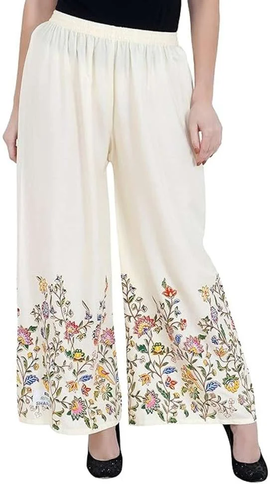 Regular Fit Women White Trousers