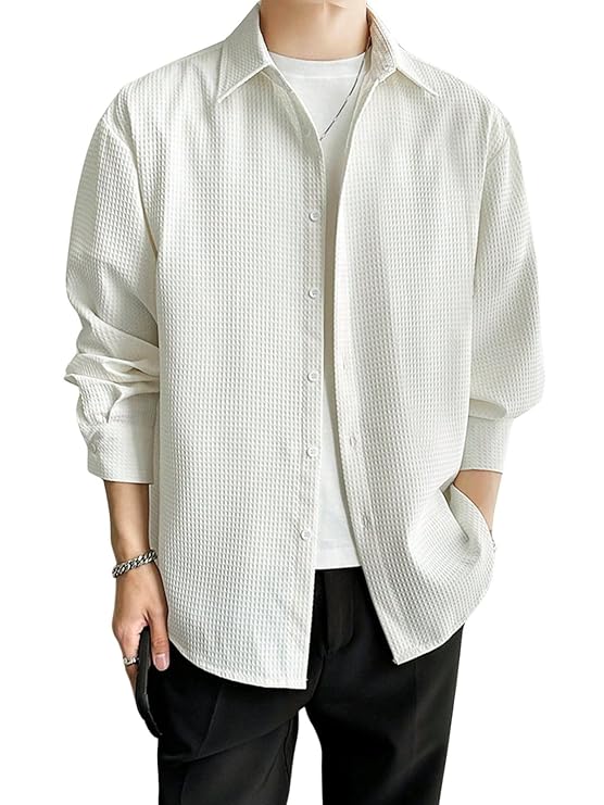 Leriya Fashion Men's Formal Button Down Shirt – Slim Fit Office Wear Shirt's for Men (Available in Plus Size and Combo Pack of 2)