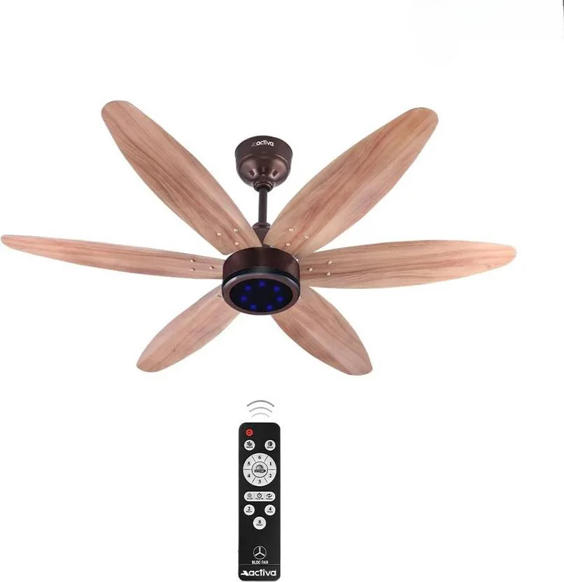 ACTIVA JETTA with 5 Year Warranty BLDC Motor with Remote 1200 mm Ceiling Fan  (5 Star | Rose Wood | Pack of 1)