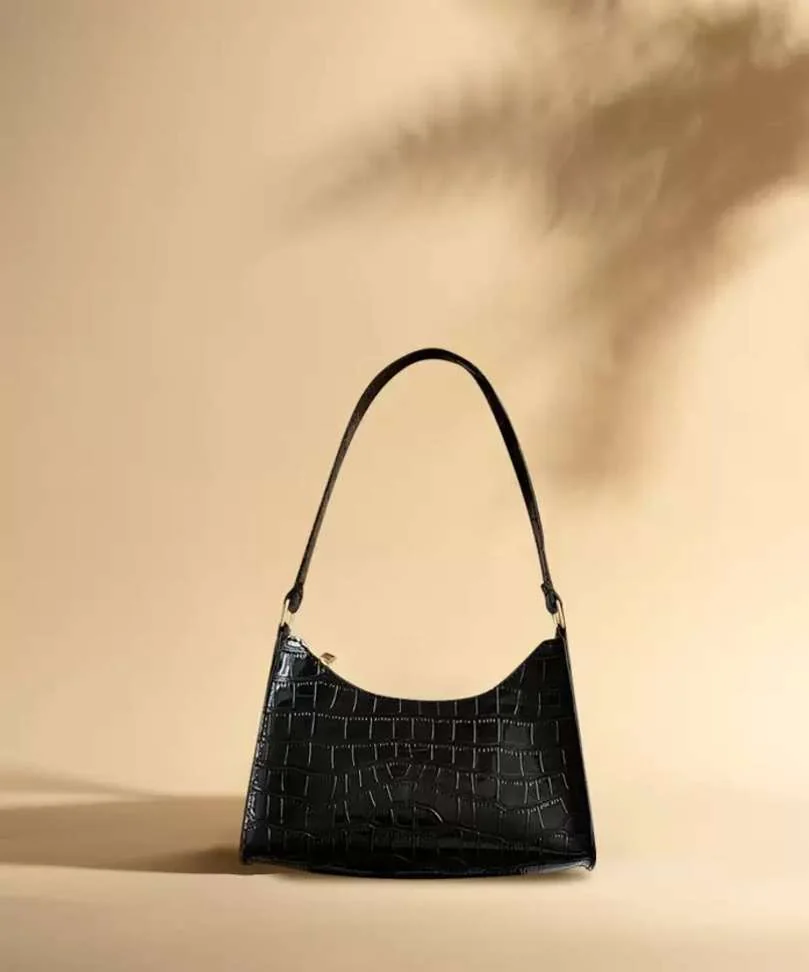 Black Waist Sling Bag Beautiful Sling bag with Texture