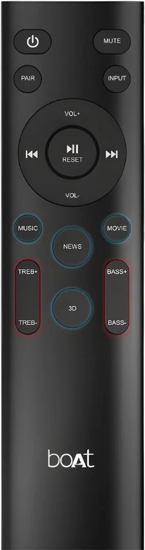 Ethereal Remotes Fit for Boat Audio Home Theatre & Soundbar Remote Original with EQ Modes & 3D Keys Remote Controller