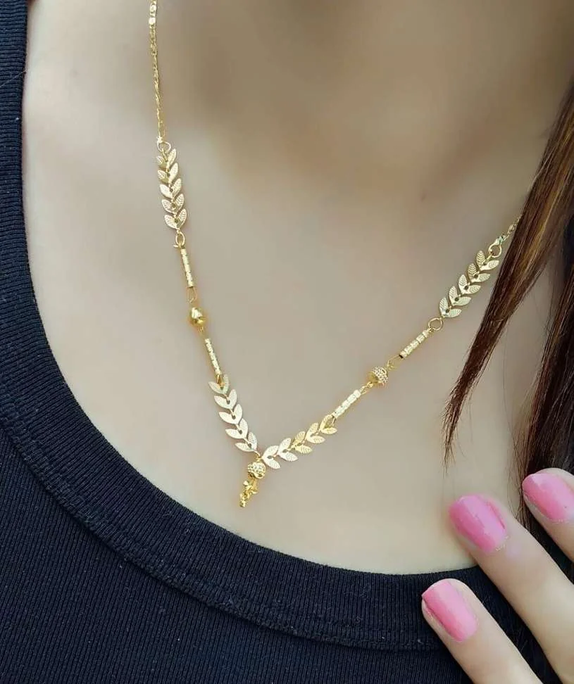 Brandsoon evileye necklace with pearl necklace chain Pearl Gold-plated Plated Brass Necklace